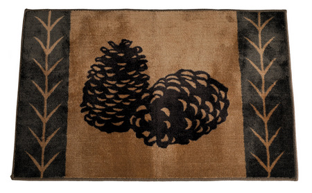 Pinecone Bathroom rug